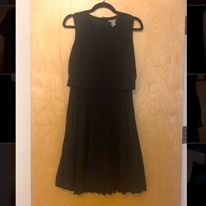 Black H&M Dress, Pleated, Size 6!